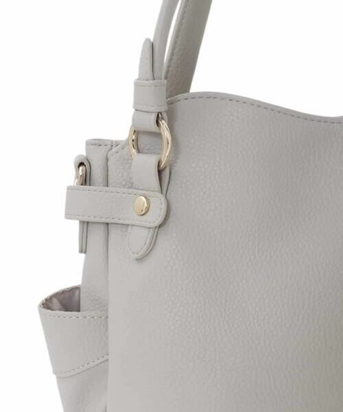 MK MICHEL KLEIN BAG / エムケーミッシェルクランバッグ トートバッグ | [2WAY]サイドポケットデザイントートバッグ | 詳細5