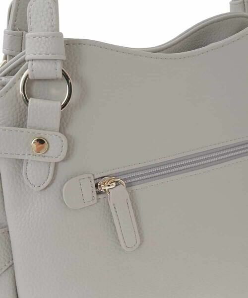 MK MICHEL KLEIN BAG / エムケーミッシェルクランバッグ トートバッグ | [2WAY]サイドポケットデザイントートバッグ | 詳細6