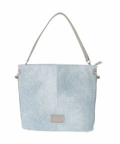 MK MICHEL KLEIN BAG / エムケーミッシェルクランバッグ ショルダーバッグ | [2WAY]メタルタグアクセントショルダーバッグ