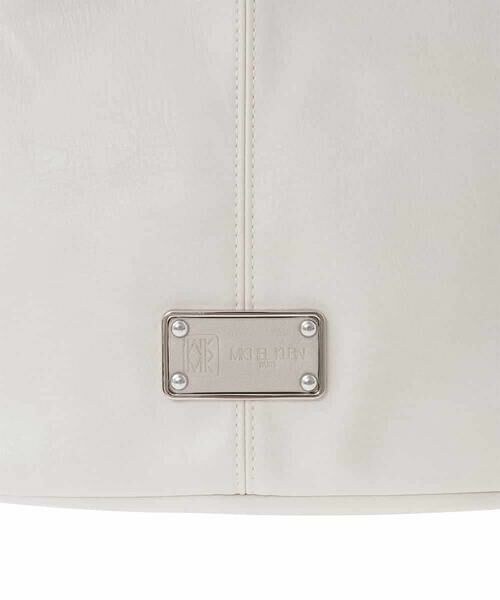 MK MICHEL KLEIN BAG / エムケーミッシェルクランバッグ ショルダーバッグ | [2WAY]メタルタグアクセントショルダーバッグ | 詳細14