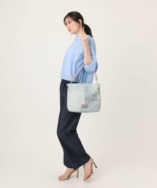 MK MICHEL KLEIN BAG / エムケーミッシェルクランバッグ ショルダーバッグ | [2WAY]メタルタグアクセントショルダーバッグ | 詳細18