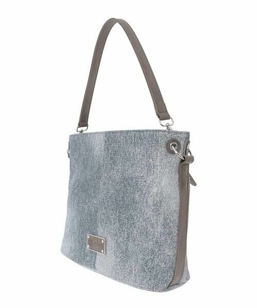 MK MICHEL KLEIN BAG / エムケーミッシェルクランバッグ ショルダーバッグ | [2WAY]メタルタグアクセントショルダーバッグ | 詳細2