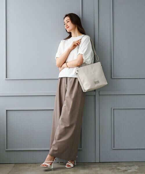 MK MICHEL KLEIN BAG / エムケーミッシェルクランバッグ ショルダーバッグ | [2WAY]メタルタグアクセントショルダーバッグ | 詳細20