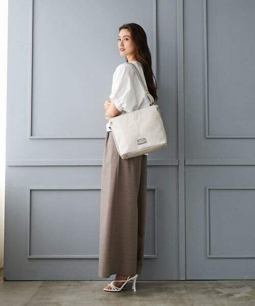 MK MICHEL KLEIN BAG / エムケーミッシェルクランバッグ ショルダーバッグ | [2WAY]メタルタグアクセントショルダーバッグ | 詳細21