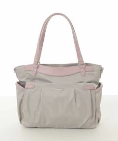 MK MICHEL KLEIN BAG / エムケーミッシェルクランバッグ トートバッグ | [撥水/2WAY/A4収納可]サイドポケットパイピングバッグ