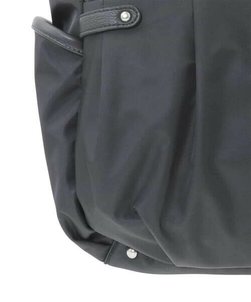 MK MICHEL KLEIN BAG / エムケーミッシェルクランバッグ トートバッグ | [撥水/2WAY/A4収納可]サイドポケットパイピングバッグ | 詳細13