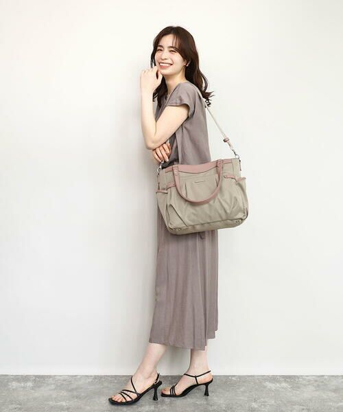 MK MICHEL KLEIN BAG / エムケーミッシェルクランバッグ トートバッグ | [撥水/2WAY/A4収納可]サイドポケットパイピングバッグ | 詳細19