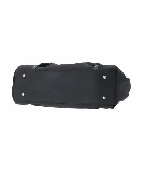 MK MICHEL KLEIN BAG / エムケーミッシェルクランバッグ トートバッグ | [2WAY/撥水/A4収納可]レザージョイントタックデザイントートバッグ | 詳細10