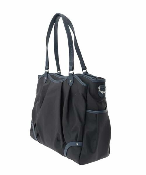 MK MICHEL KLEIN BAG / エムケーミッシェルクランバッグ トートバッグ | [2WAY/撥水/A4収納可]レザージョイントタックデザイントートバッグ | 詳細4