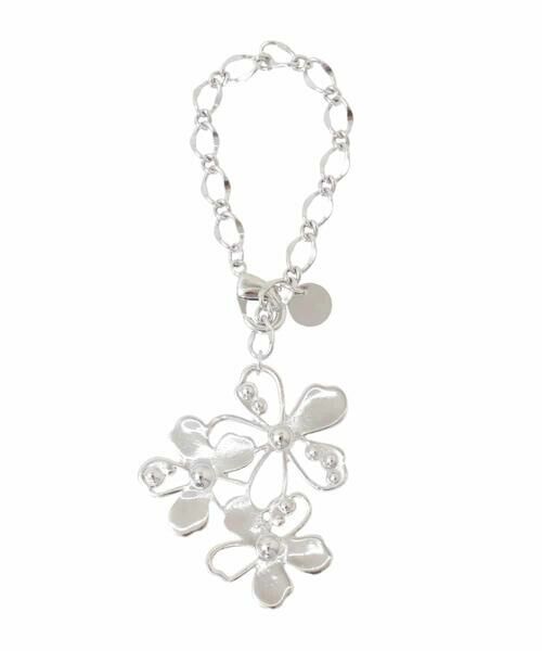 MK MICHEL KLEIN BAG / エムケーミッシェルクランバッグ チャーム | 透かしフラワーモチーフチャーム | 詳細1