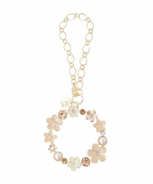 MK MICHEL KLEIN BAG / エムケーミッシェルクランバッグ チャーム | フラワーサークルチャーム（ホワイト）