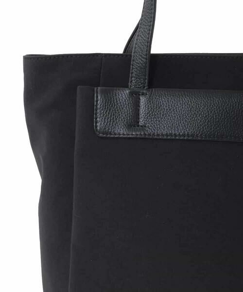 MK MICHEL KLEIN BAG / エムケーミッシェルクランバッグ トートバッグ | [A4収納可]異素材ジョイントスクエアトートバッグ | 詳細11