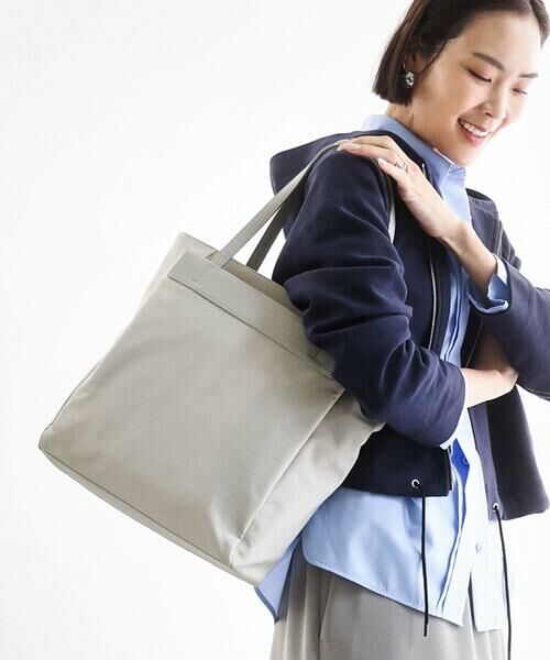 MK MICHEL KLEIN BAG / エムケーミッシェルクランバッグ トートバッグ | [A4収納可]異素材ジョイントスクエアトートバッグ | 詳細15