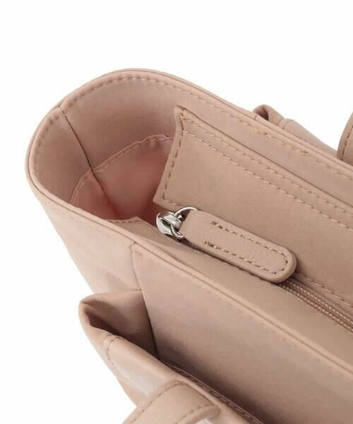 MK MICHEL KLEIN BAG / エムケーミッシェルクランバッグ トートバッグ | [A4収納可]異素材ジョイントスクエアトートバッグ | 詳細4