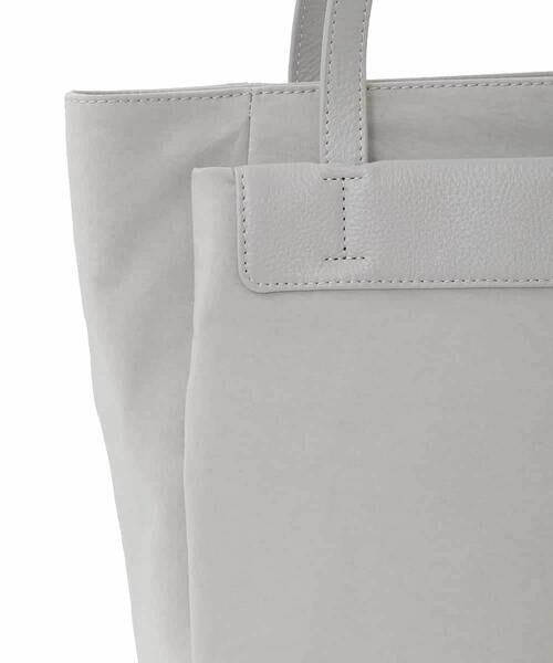 MK MICHEL KLEIN BAG / エムケーミッシェルクランバッグ トートバッグ | [A4収納可]異素材ジョイントスクエアトートバッグ | 詳細9