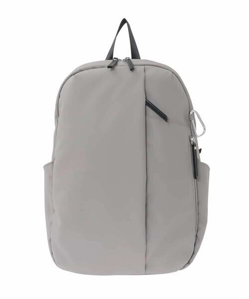 MK MICHEL KLEIN BAG / エムケーミッシェルクランバッグ リュック・バックパック | [A4収納可/カラビナ付き]センターポケットデザインリュック | 詳細1