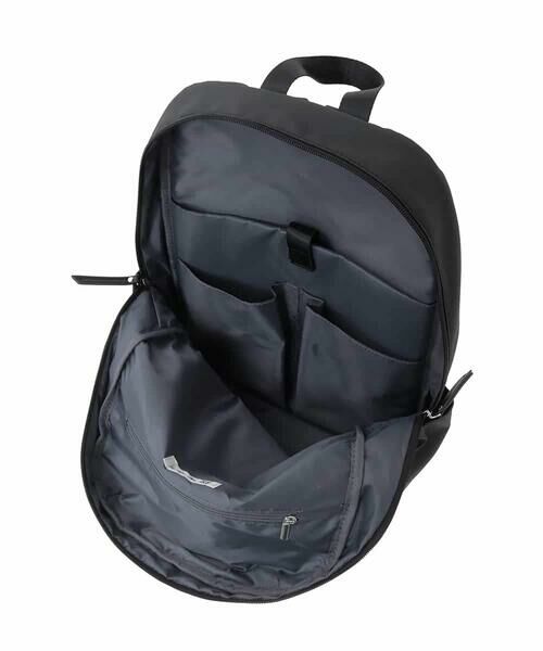 MK MICHEL KLEIN BAG / エムケーミッシェルクランバッグ リュック・バックパック | [A4収納可/カラビナ付き]センターポケットデザインリュック | 詳細11