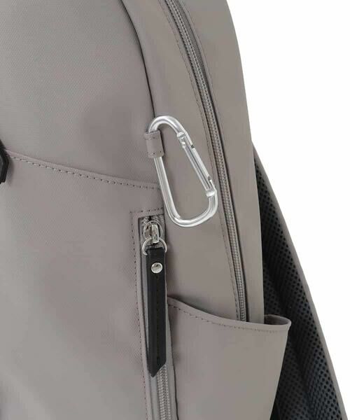 MK MICHEL KLEIN BAG / エムケーミッシェルクランバッグ リュック・バックパック | [A4収納可/カラビナ付き]センターポケットデザインリュック | 詳細5