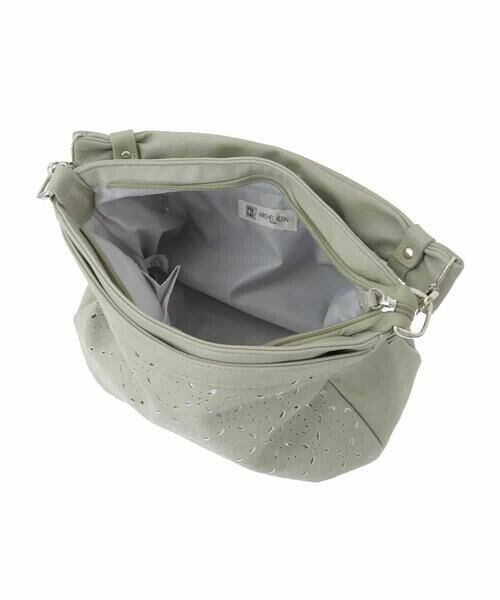 MK MICHEL KLEIN BAG / エムケーミッシェルクランバッグ ショルダーバッグ | [2WAY]パンチングレイヤーデザインバッグ | 詳細12
