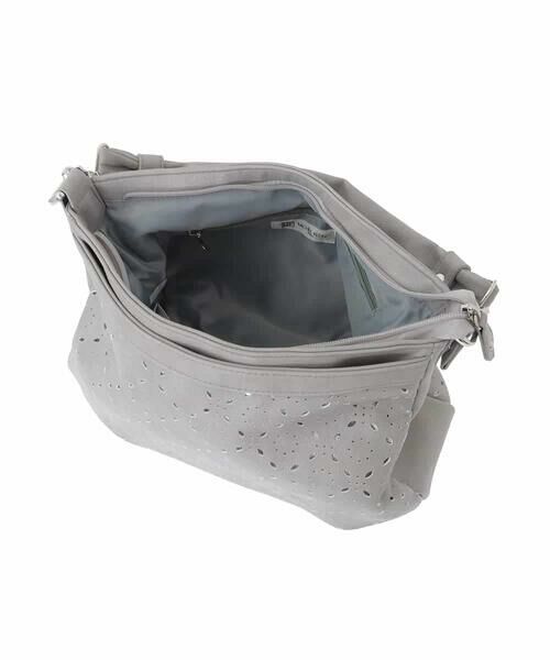 MK MICHEL KLEIN BAG / エムケーミッシェルクランバッグ ショルダーバッグ | [2WAY]パンチングレイヤーデザインバッグ | 詳細14