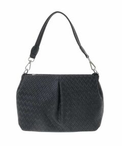 MK MICHEL KLEIN BAG / エムケーミッシェルクランバッグ ショルダーバッグ | [2WAY]編み柄デザインワンハンドルバッグ