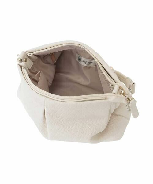MK MICHEL KLEIN BAG / エムケーミッシェルクランバッグ ショルダーバッグ | [2WAY]編み柄デザインワンハンドルバッグ | 詳細11