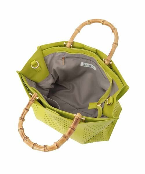 MK MICHEL KLEIN BAG / エムケーミッシェルクランバッグ トートバッグ | [2WAY]バンブーハンドルパンチングバッグ | 詳細12