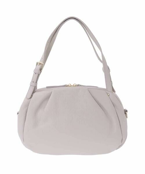 MK MICHEL KLEIN BAG / エムケーミッシェルクランバッグ トートバッグ | [2WAY]ベルトハンドルタックデザイントート | 詳細1