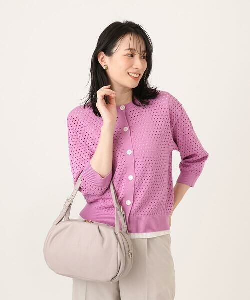 MK MICHEL KLEIN BAG / エムケーミッシェルクランバッグ トートバッグ | [2WAY]ベルトハンドルタックデザイントート | 詳細14