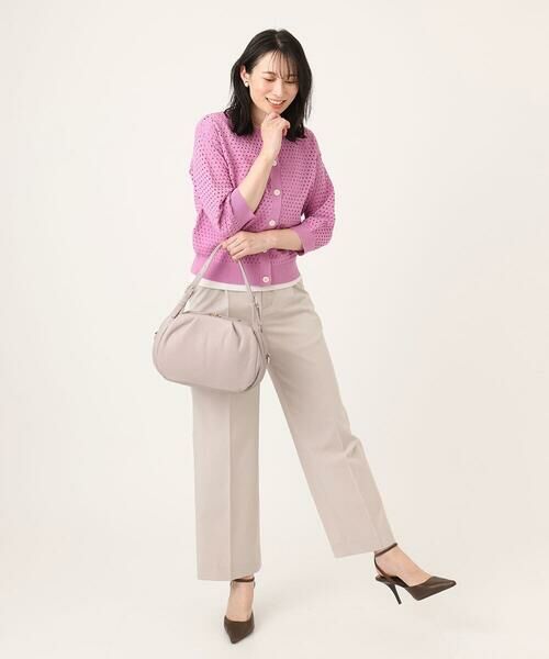 MK MICHEL KLEIN BAG / エムケーミッシェルクランバッグ トートバッグ | [2WAY]ベルトハンドルタックデザイントート | 詳細15