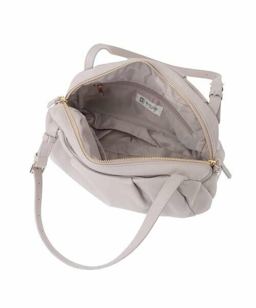 MK MICHEL KLEIN BAG / エムケーミッシェルクランバッグ トートバッグ | [2WAY]ベルトハンドルタックデザイントート | 詳細9