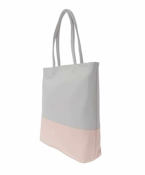 MK MICHEL KLEIN BAG / エムケーミッシェルクランバッグ トートバッグ | バイカラーデザイン牛革トートバッグ | 詳細2