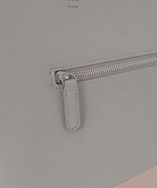 MK MICHEL KLEIN BAG / エムケーミッシェルクランバッグ トートバッグ | バイカラーデザイン牛革トートバッグ | 詳細6