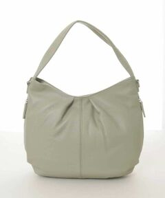 MK MICHEL KLEIN BAG / エムケーミッシェルクランバッグ ショルダーバッグ | [2WAY]タックデザイン牛革ショルダーバッグ