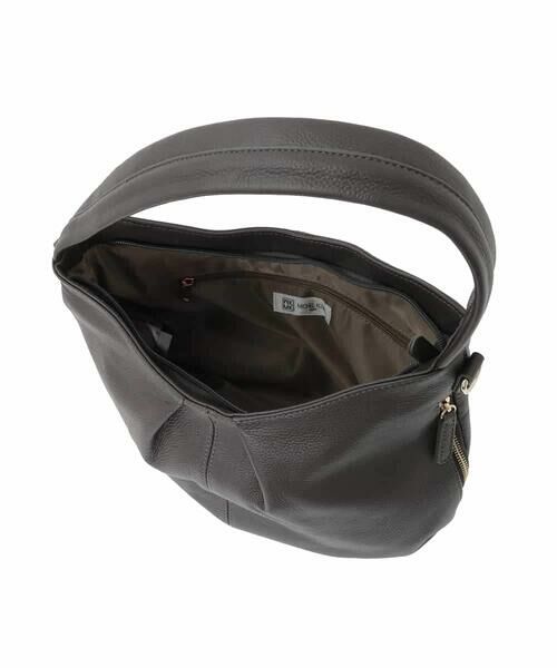 MK MICHEL KLEIN BAG / エムケーミッシェルクランバッグ ショルダーバッグ | [2WAY]タックデザイン牛革ショルダーバッグ | 詳細14