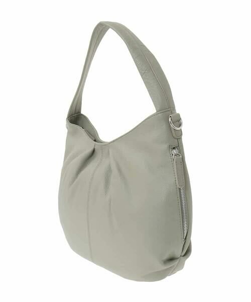 MK MICHEL KLEIN BAG / エムケーミッシェルクランバッグ ショルダーバッグ | [2WAY]タックデザイン牛革ショルダーバッグ | 詳細2