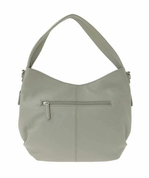 MK MICHEL KLEIN BAG / エムケーミッシェルクランバッグ ショルダーバッグ | [2WAY]タックデザイン牛革ショルダーバッグ | 詳細3