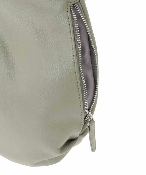 MK MICHEL KLEIN BAG / エムケーミッシェルクランバッグ ショルダーバッグ | [2WAY]タックデザイン牛革ショルダーバッグ | 詳細8