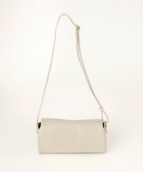 MK MICHEL KLEIN BAG / エムケーミッシェルクランバッグ ショルダーバッグ | [300g以下の軽量]カウレザーシリンダーバッグ | 詳細1