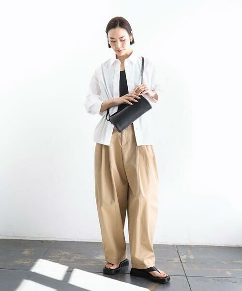 MK MICHEL KLEIN BAG / エムケーミッシェルクランバッグ ショルダーバッグ | [300g以下の軽量]カウレザーシリンダーバッグ | 詳細19