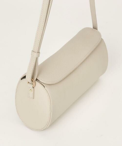 MK MICHEL KLEIN BAG / エムケーミッシェルクランバッグ ショルダーバッグ | [300g以下の軽量]カウレザーシリンダーバッグ | 詳細2