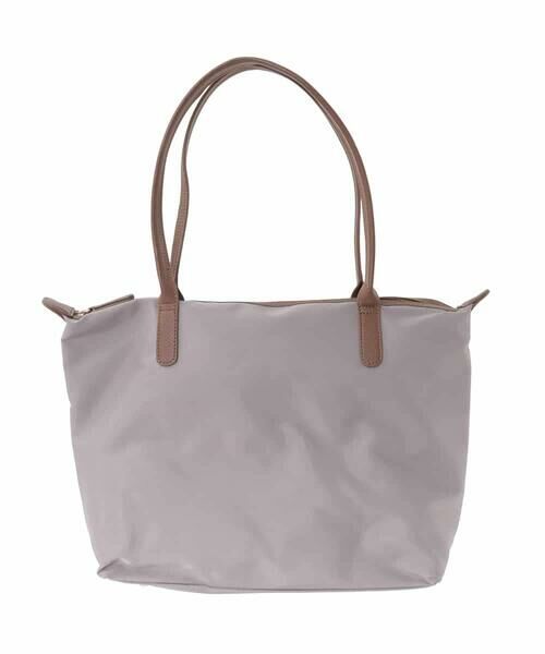 MK MICHEL KLEIN BAG / エムケーミッシェルクランバッグ トートバッグ | レザーポイント軽量トートバッグ（ベージュ）