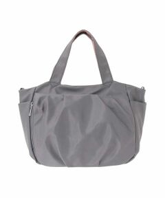 MK MICHEL KLEIN BAG / エムケーミッシェルクランバッグ トートバッグ | [2WAY/撥水]多機能ポケットタックデザイントートバッグ