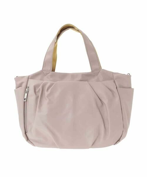 MK MICHEL KLEIN BAG / エムケーミッシェルクランバッグ トートバッグ | [2WAY/撥水]多機能ポケットタックデザイントートバッグ | 詳細1