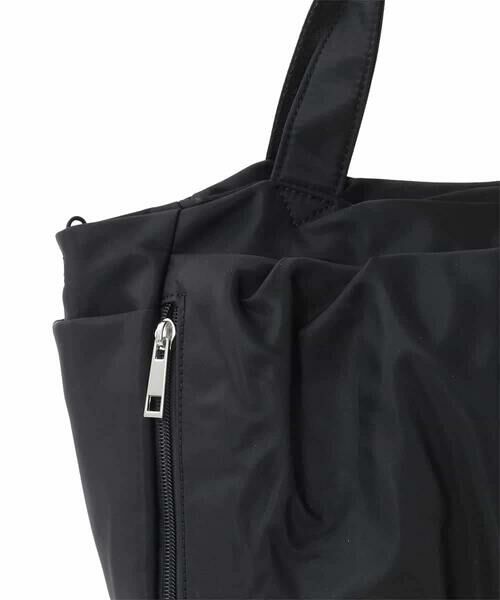 MK MICHEL KLEIN BAG / エムケーミッシェルクランバッグ トートバッグ | [2WAY/撥水]多機能ポケットタックデザイントートバッグ | 詳細10