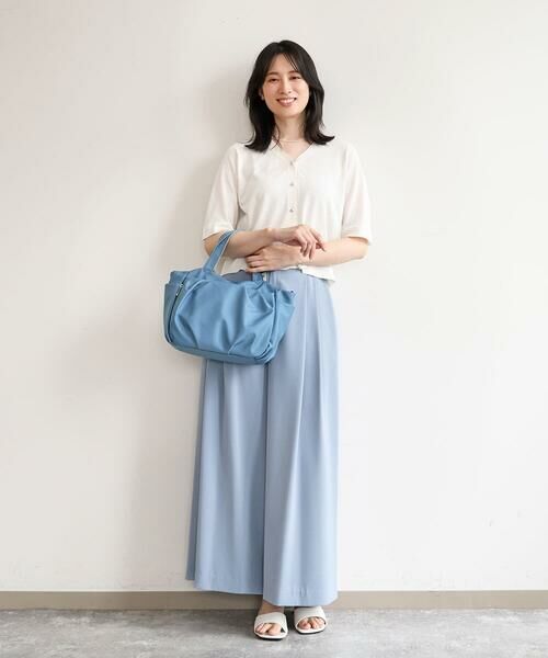 MK MICHEL KLEIN BAG / エムケーミッシェルクランバッグ トートバッグ | [2WAY/撥水]多機能ポケットタックデザイントートバッグ | 詳細15