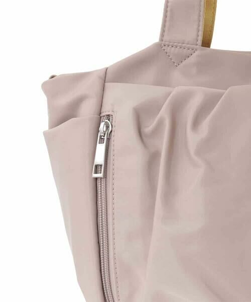 MK MICHEL KLEIN BAG / エムケーミッシェルクランバッグ トートバッグ | [2WAY/撥水]多機能ポケットタックデザイントートバッグ | 詳細4