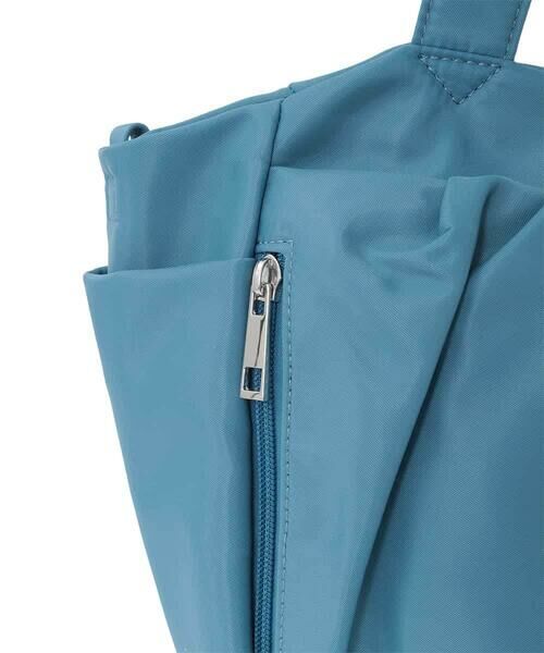 MK MICHEL KLEIN BAG / エムケーミッシェルクランバッグ トートバッグ | [2WAY/撥水]多機能ポケットタックデザイントートバッグ | 詳細7