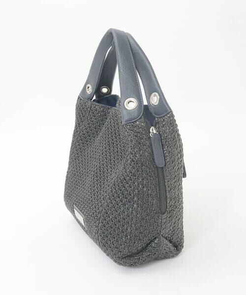 MK MICHEL KLEIN BAG / エムケーミッシェルクランバッグ トートバッグ | 【2WAY】サイドファスナーコンパクトメッシュトートバッグ | 詳細1