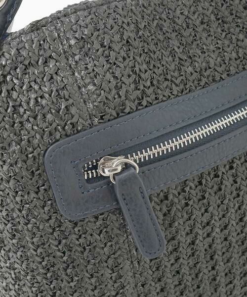 MK MICHEL KLEIN BAG / エムケーミッシェルクランバッグ トートバッグ | 【2WAY】サイドファスナーコンパクトメッシュトートバッグ | 詳細5